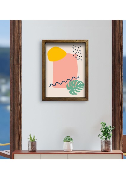 Gift Cafe & Bar & Restaurant Konseptli Doğal Masif Ahşap Çerçeveli Tablo - 54 fırsatları