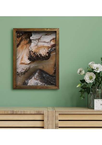 Gift Otel Odası Konseptli Doğal Masif Ahşap Çerçeveli Tablo 45 x 65 cm - 122 fiyatları