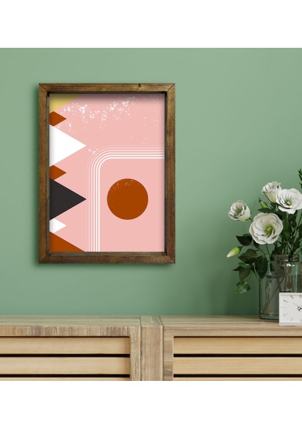 Gift Otel Odası Konseptli Doğal Masif Ahşap Çerçeveli Tablo 45 x 65 cm - 67 fiyatları