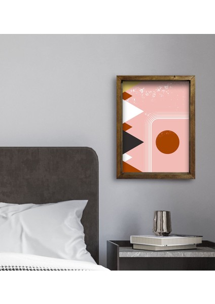 Gift Otel Odası Konseptli Doğal Masif Ahşap Çerçeveli Tablo 45 x 65 cm - 67 fırsatları