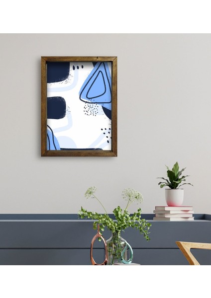 Gift Otel Odası Konseptli Doğal Masif Ahşap Çerçeveli Tablo 45 x 65 cm - 54