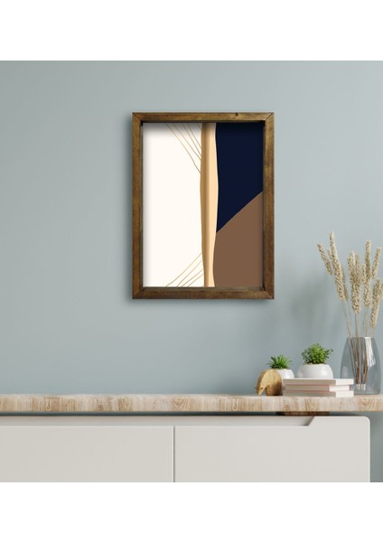 Gift Otel Odası Konseptli Doğal Masif Ahşap Çerçeveli Tablo 45 x 65 cm - 53 modelleri