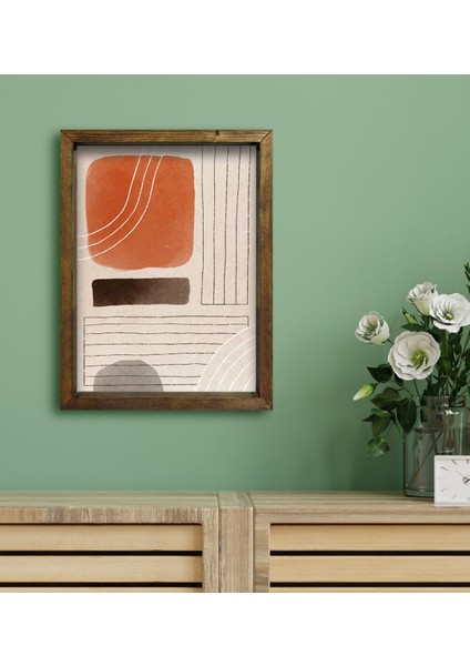 Gift Otel Odası Konseptli Doğal Masif Ahşap Çerçeveli Tablo 45 x 65 cm - 48 fiyatları