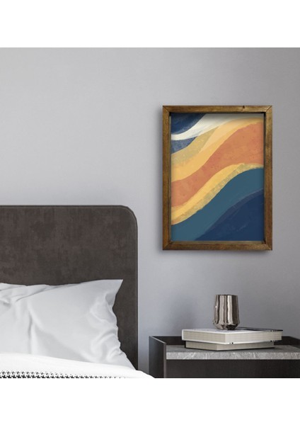 Gift Otel Odası Konseptli Doğal Masif Ahşap Çerçeveli Tablo 30 x 40 cm - 16 fırsatları