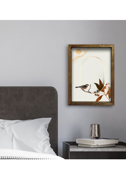 Gift Otel Odası Konseptli Doğal Masif Ahşap Çerçeveli Tablo 45 x 65 cm - 126 fırsatları