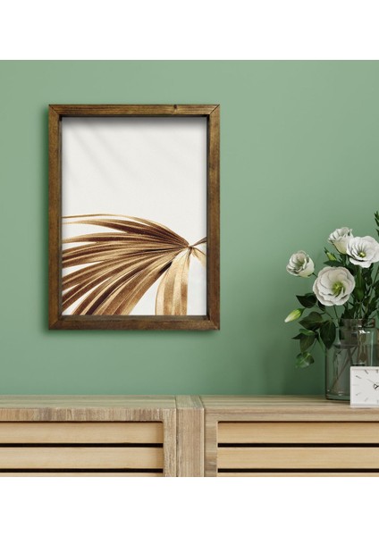 Gift Otel Odası Konseptli Doğal Masif Ahşap Çerçeveli Tablo 30 x 40 cm - 117
