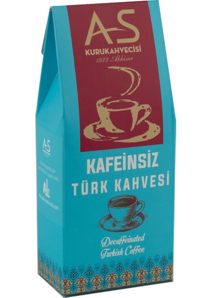 Kafeinsiz Türk Kahvesi 100 Gr. Kutu