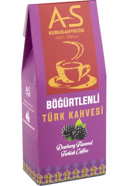 Böğürtlenli Türk Kahvesi 100 Gr. Kutu