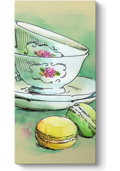 Cute Cups Makaron Tablosu