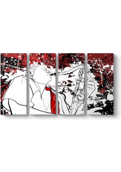 Takım Elbiseli Müzisyen Tablosu