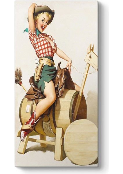 Cowgirl Pinup Tablosu