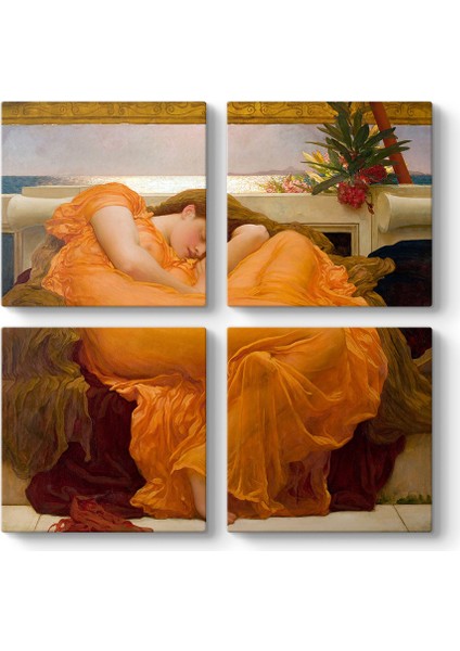 Frederic Leighton - Haziran Alevi Tablosu