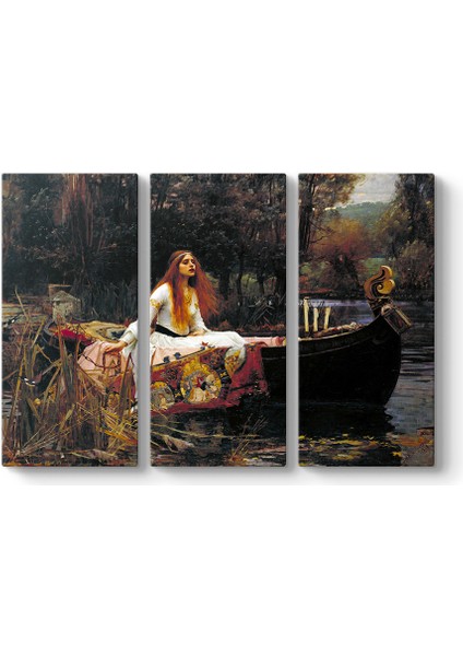 Edmund Blair Leighton - Lady Of Shalott Tablosu