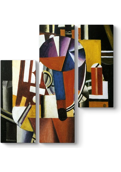 Fernand Leger - The Typographer Tablosu