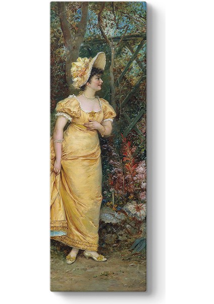 Hans Zatzka - Young Girl Tablosu