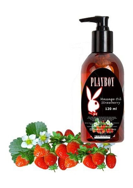 Massage Oil Strawberry Fragrances And Warming 120 ml Çilek Kokulu ve Isıtıcılı Vücut Masaj Y