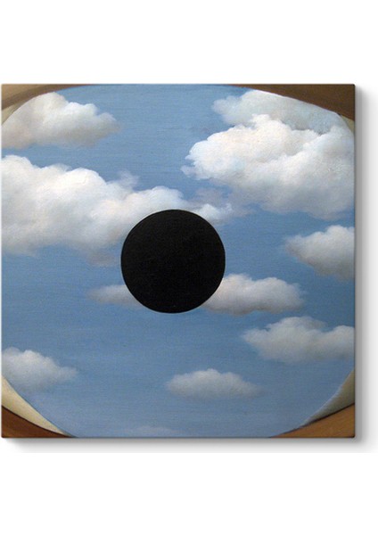 Rene Magritte - The False Mirror Tablosu