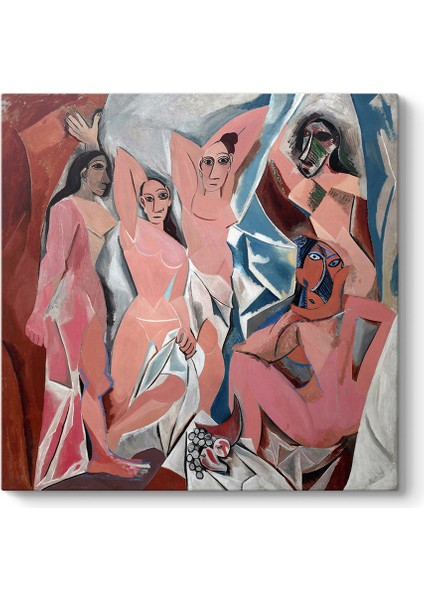 Pablo Picasso - Avignonlu Kızlar Tablosu