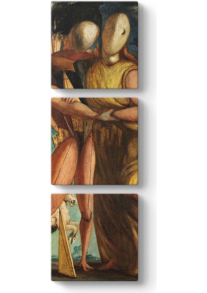 Giorgio De Chirico - Hector ve Andromache Tablosu