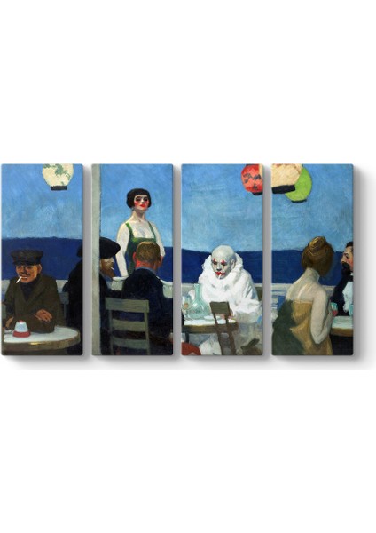 Edward Hopper - Soir Bleu Tablosu