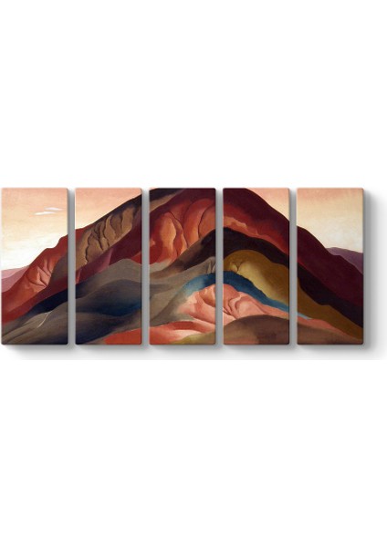 Georgia Okeeffe - Rust Red Hills Tablosu