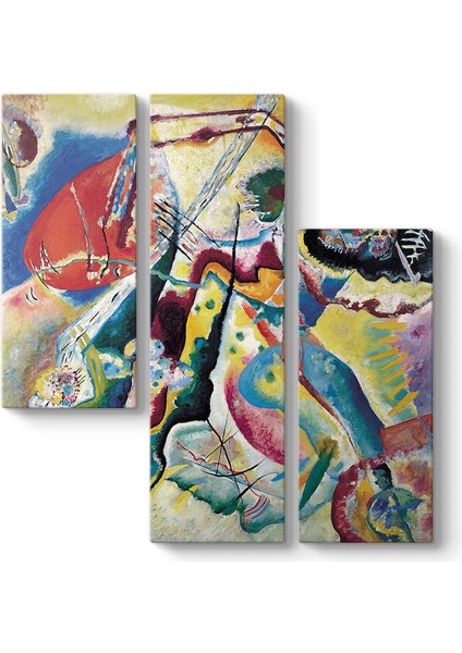 Wassily Kandinsky‏ - La Tache Rouge Tablosu