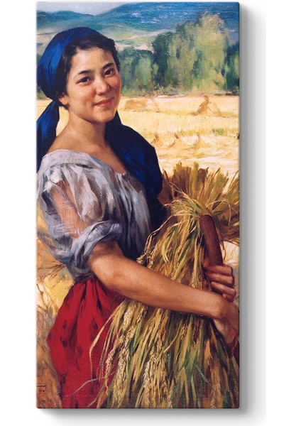 Fernando Amorsolo - Palay Maiden Tablosu
