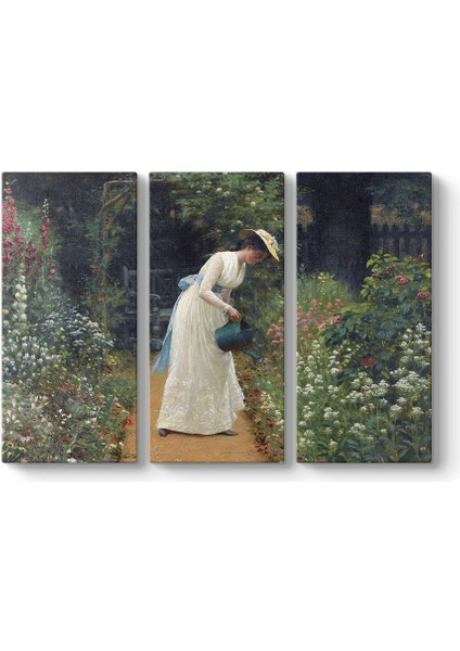 Lord Frederick Leighton - My Ladys Garden Tablosu