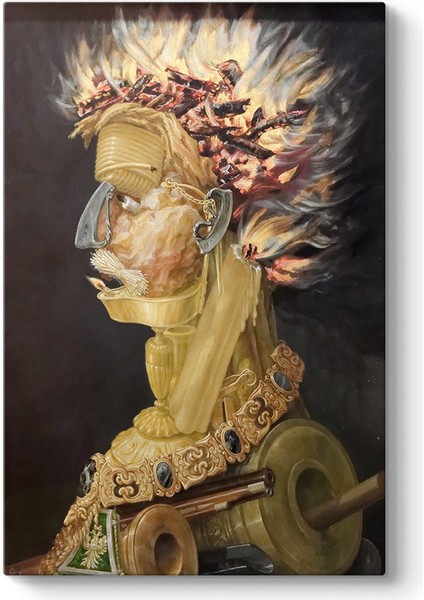 Giuseppe Arcimboldo - Figure Iı Tablosu