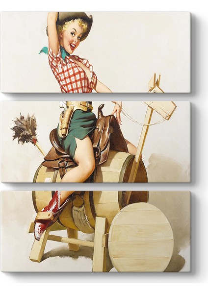 Cowgirl Pinup Tablosu
