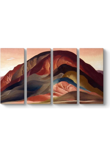 Georgia Okeeffe - Rust Red Hills Tablosu