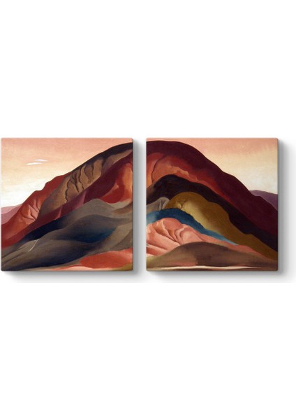 Georgia Okeeffe - Rust Red Hills Tablosu