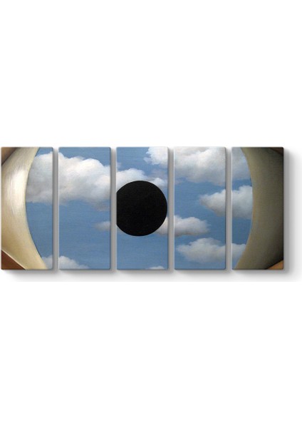Rene Magritte - The False Mirror Tablosu