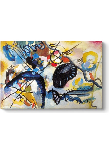 Wassily Kandinsky - Mostra Vercelli Tablosu