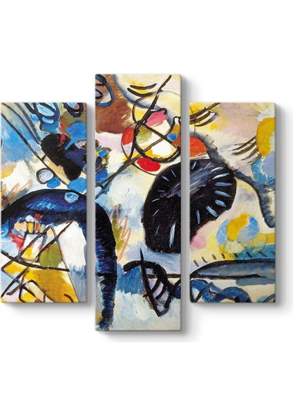 Wassily Kandinsky - Mostra Vercelli Tablosu