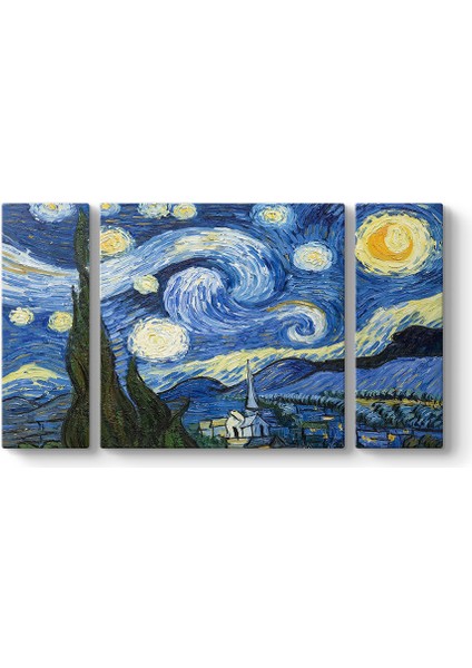 Vincent Van Gogh - Yıldızlı Gece Tablosu
