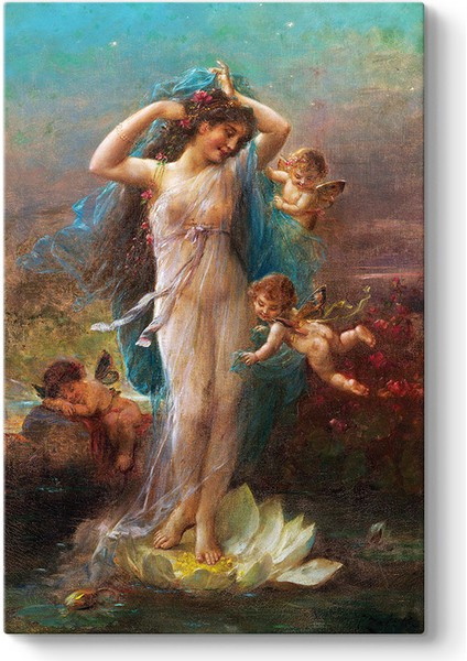 Hans Zatzka - Evening Tablosu