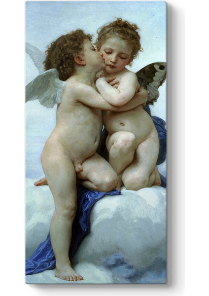 William Adolphe Bouguereau - Ilk Öpücük Tablosu