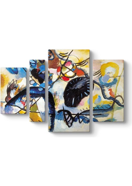 Wassily Kandinsky - Mostra Vercelli Tablosu