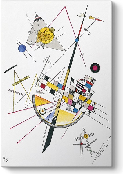 Wassily Kandinsky - Delicate Tension Tablosu