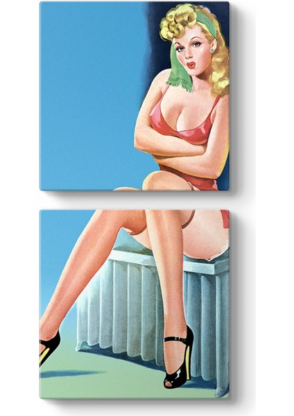 Pin Up Girl Decor Tablosu