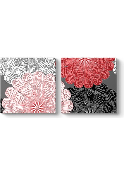 Vektörel Gerbera Çiçeği Tablosu
