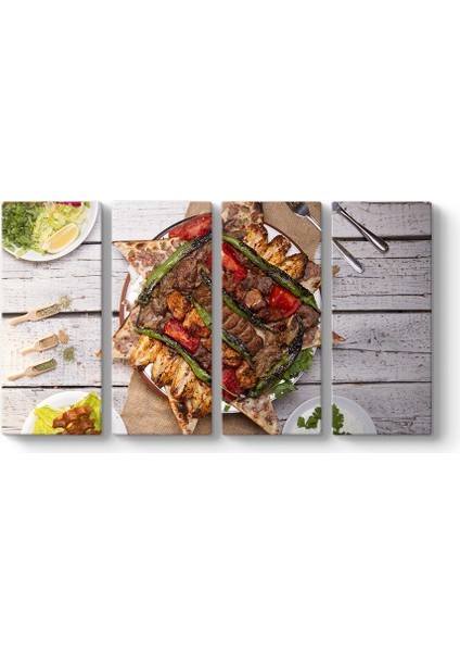 Karışık Kebap ve Pide Tablosu