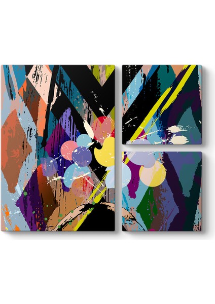 Abstract Rhomb Tablosu