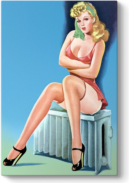 Pin Up Girl Decor Tablosu