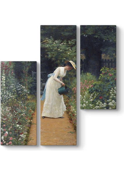 Lord Frederick Leighton - My Ladys Garden Tablosu