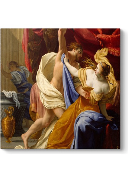 Eustache Le Sueur - Rape Of Tamar Tablosu