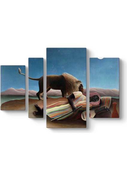 Henri Rousseau - Sleeping Gypsy Tablosu
