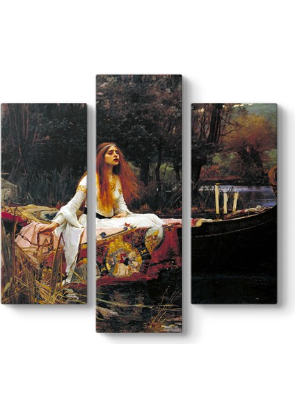Edmund Blair Leighton - Lady Of Shalott Tablosu