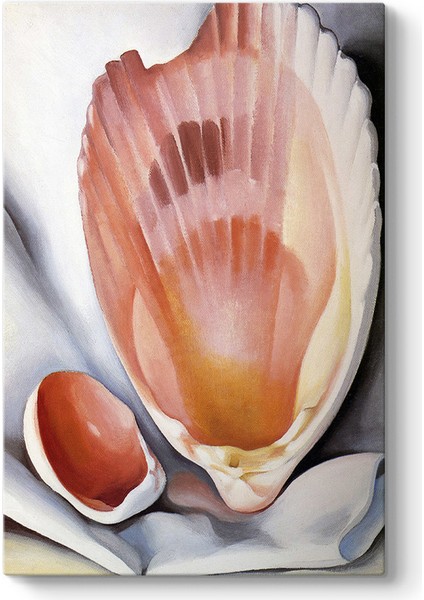 Georgia Okeeffe - Two Pink Shells‏ Tablosu